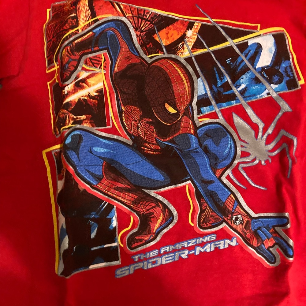 Amazing Spider-Man Shirt for Kids; Large
